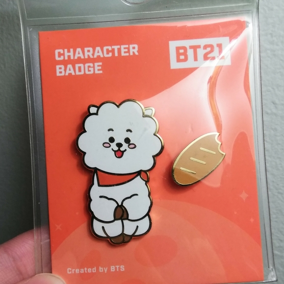 BT21 Accessories - BT21 Character Badge (RJ)
